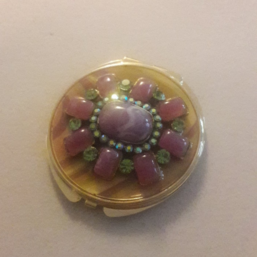 Jeweled Purse Mirror